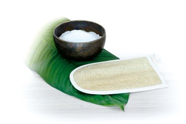 Alvito Massage-Handschuh aus Luffa Baumwolle