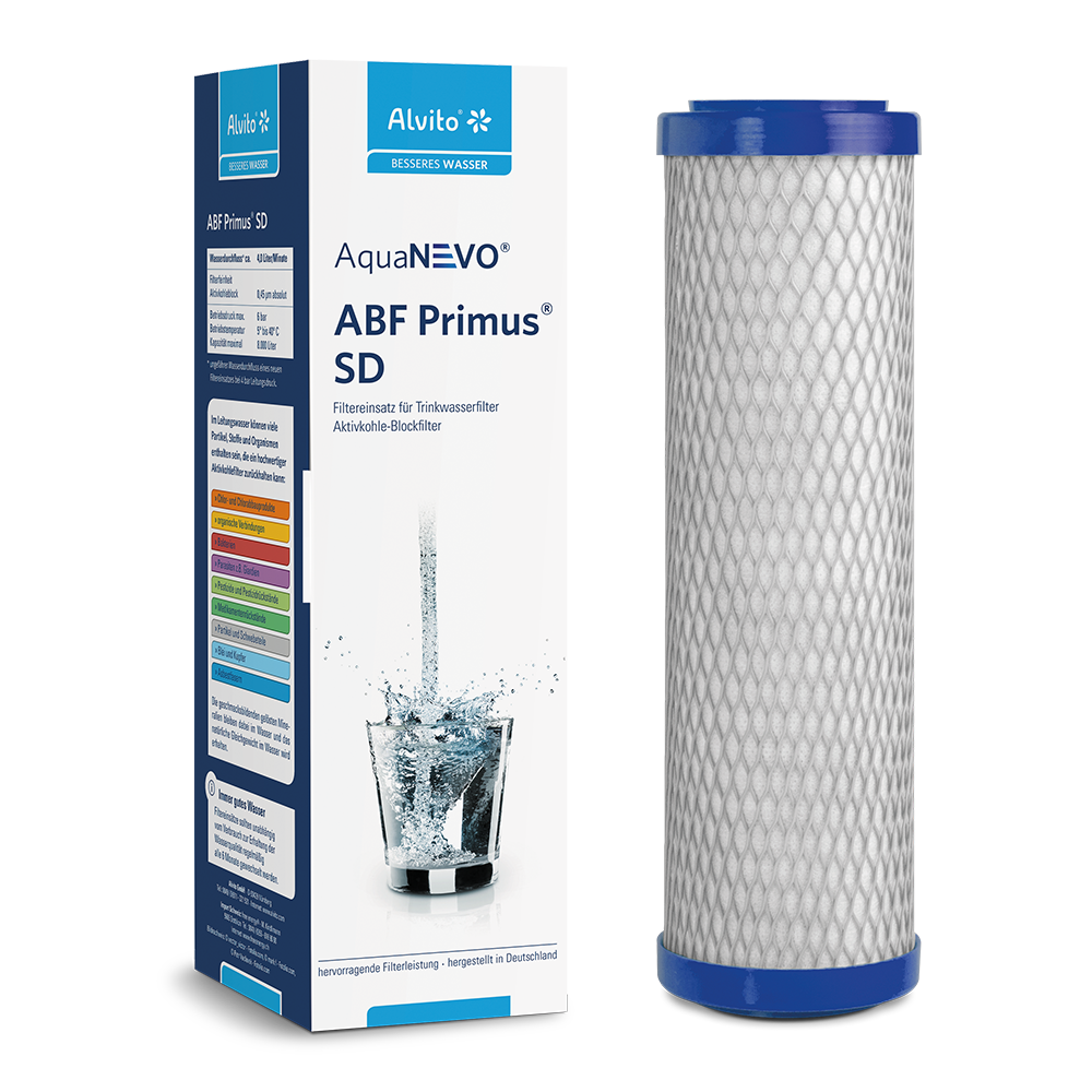 2 x Alvito filtre à eau ABF primus em aquanevo-charbon actif bloc filtre céramique 