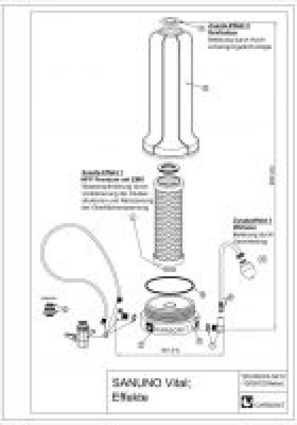 Carbonit SANUNO Vital auftisch Wasserfilter