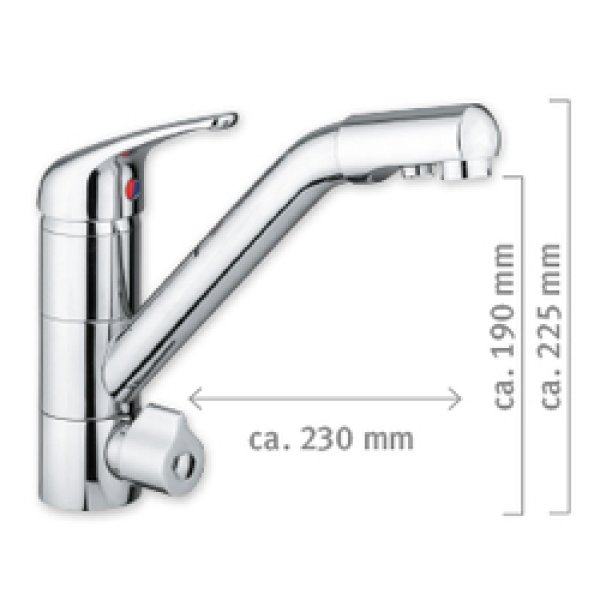 Carbonit Vario-HP kitchen filter (Variante C)