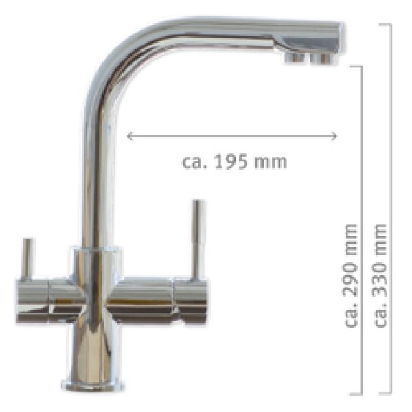Carbonit Vario-HP kitchen filter (Variante C)